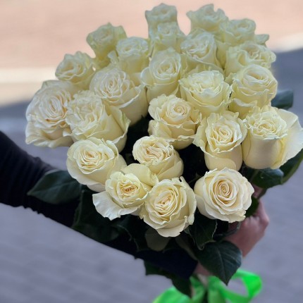 Букет из белых роз - купить с доставкой в в Партенит